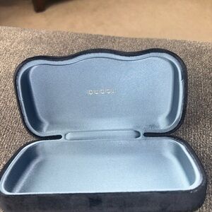 Gucci Luxurious Blue Glasses Case